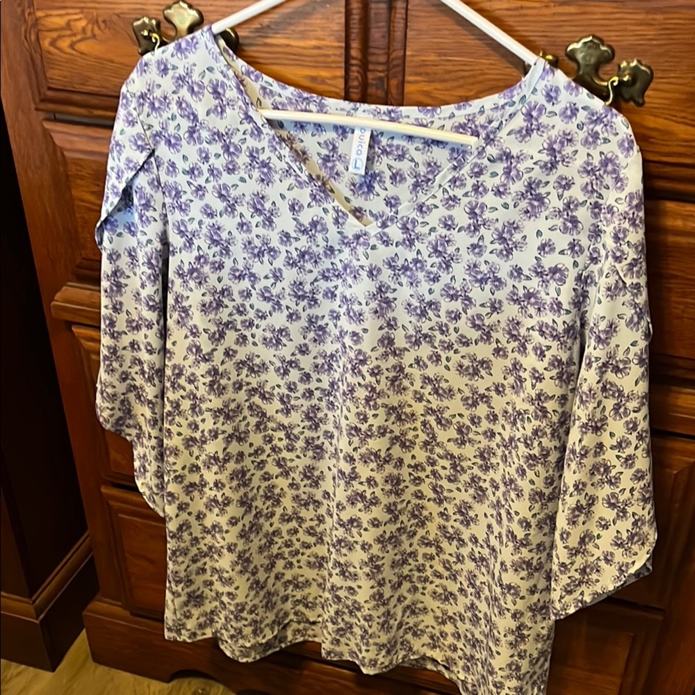 Floral Purple Women's Top